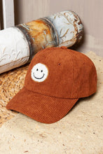 Load image into Gallery viewer, Corduroy Happy Ball Cap