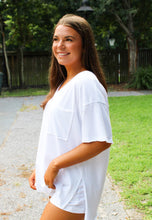Load image into Gallery viewer, Oversized Boyfriend Tee in White