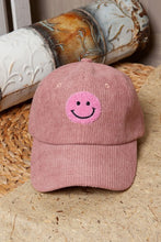Load image into Gallery viewer, Corduroy Happy Ball Cap