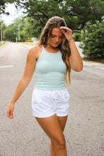 Load image into Gallery viewer, Every Day Moves Ribbed Tank Top in Mint