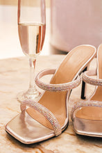 Load image into Gallery viewer, Shining For You Silver Rhinestone Heels