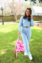 Load image into Gallery viewer, The Weekender Pink Leopard Duffle Bag