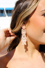 Load image into Gallery viewer, Mama Beaded Earrings in Pink