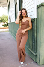 Load image into Gallery viewer, Rich Girl Jumpsuit in Brown