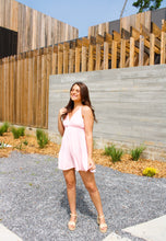 Load image into Gallery viewer, Something About The Sunshine Halter Dress in Light Pink