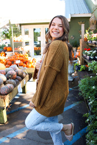 Love You A Latte Cardigan in Camel